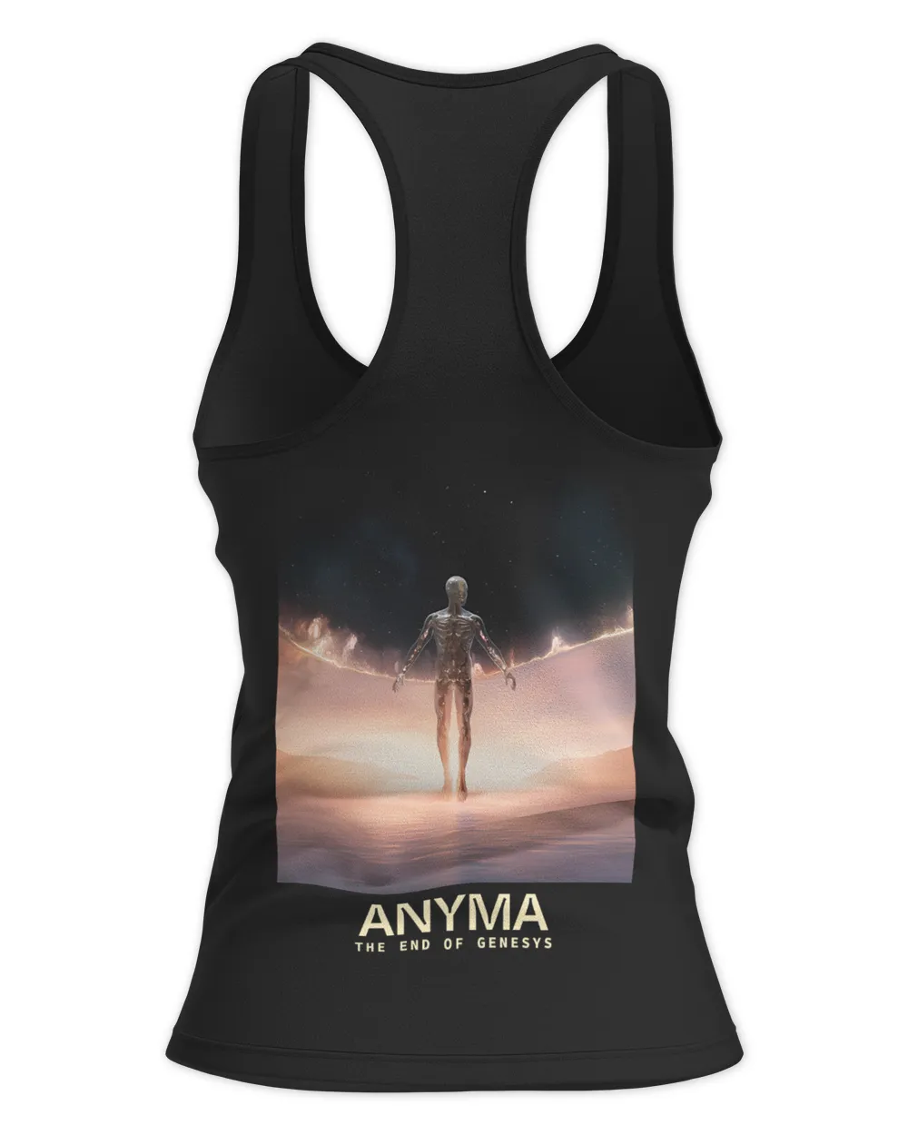 Anyma Merch Angel in the Dark Shirt Women's Ideal Racerback Tank black xs