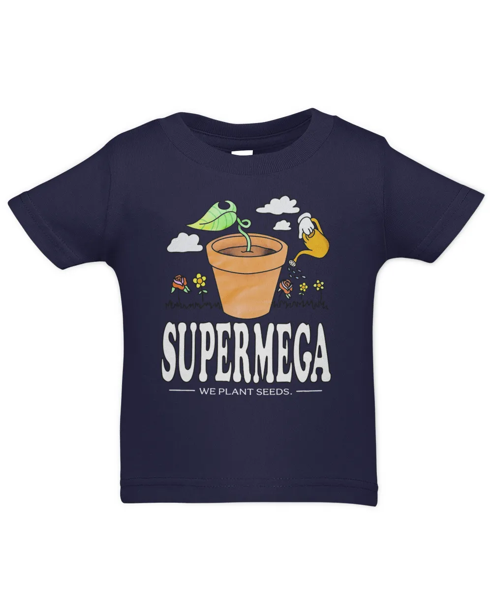 Supermega Merch We Plant Seeds Shirt Infant Jersey T-Shirt navy 6m