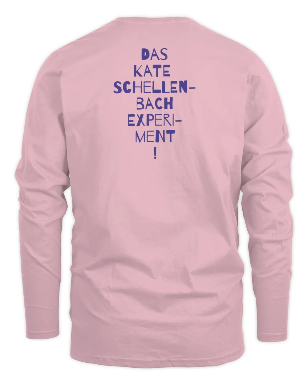 Beatsteaks Merch Das Kate Schellenbach Experiment Shirt Men's Long Sleeved T-Shirt light-pink s