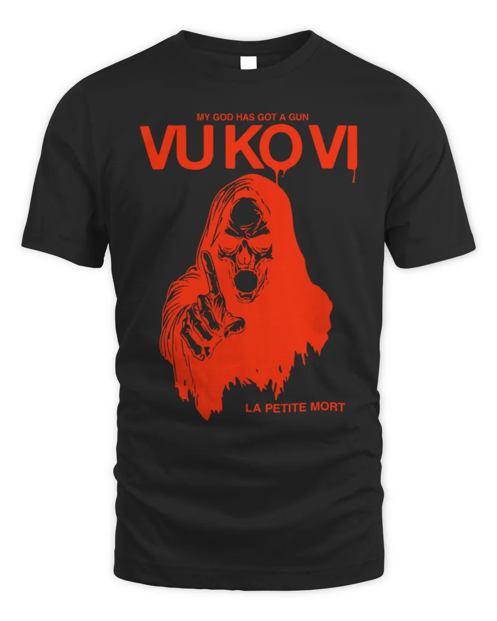 Vukovi Merch La Petit Mort Shirt Unisex Standard T-Shirt black s