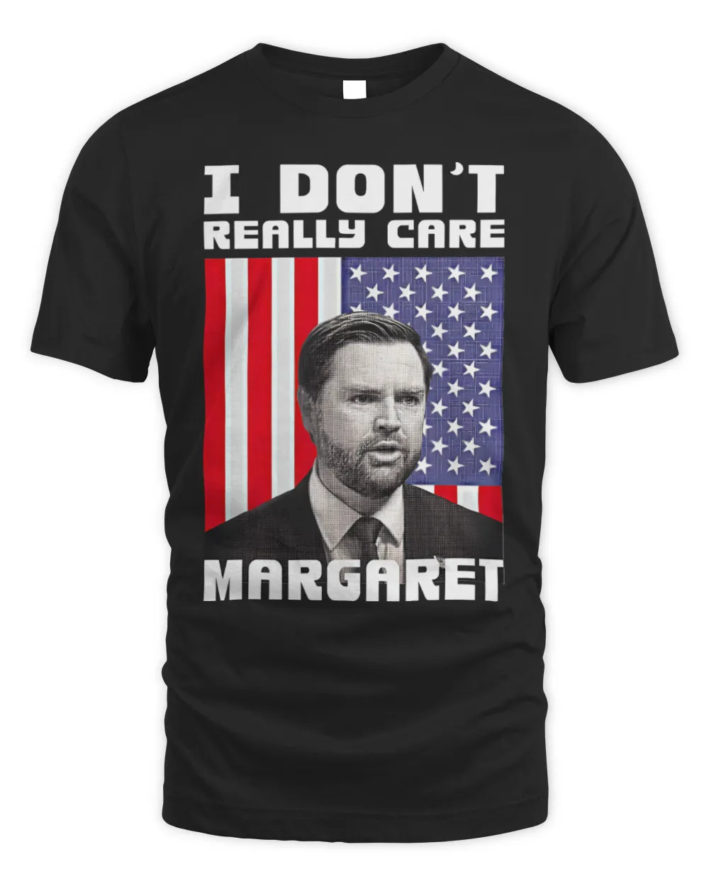 Vance I Don't Really Care Margaret Shirt Unisex Standard T-Shirt black s