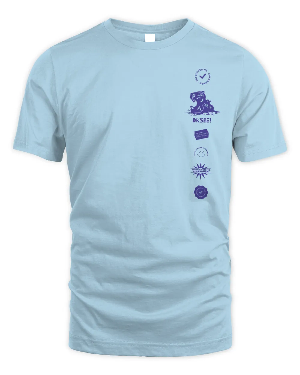 Beatsteaks Merch Das Kate Schellenbach Experiment Shirt Unisex Standard T-Shirt light-blue s