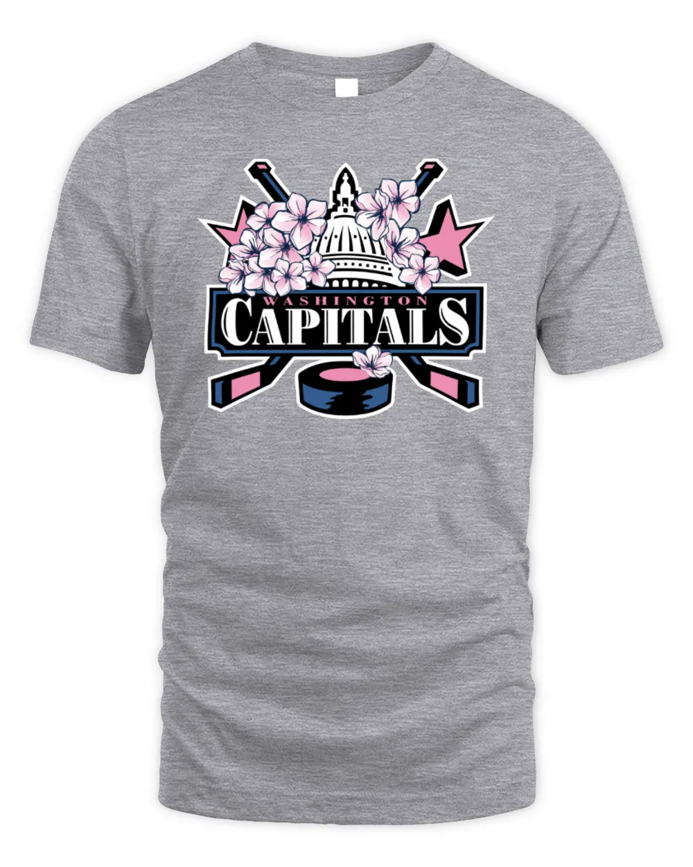 Capitals Cherry Blossom Merch Capital Dome Shirt Unisex Standard T-Shirt sport-grey s