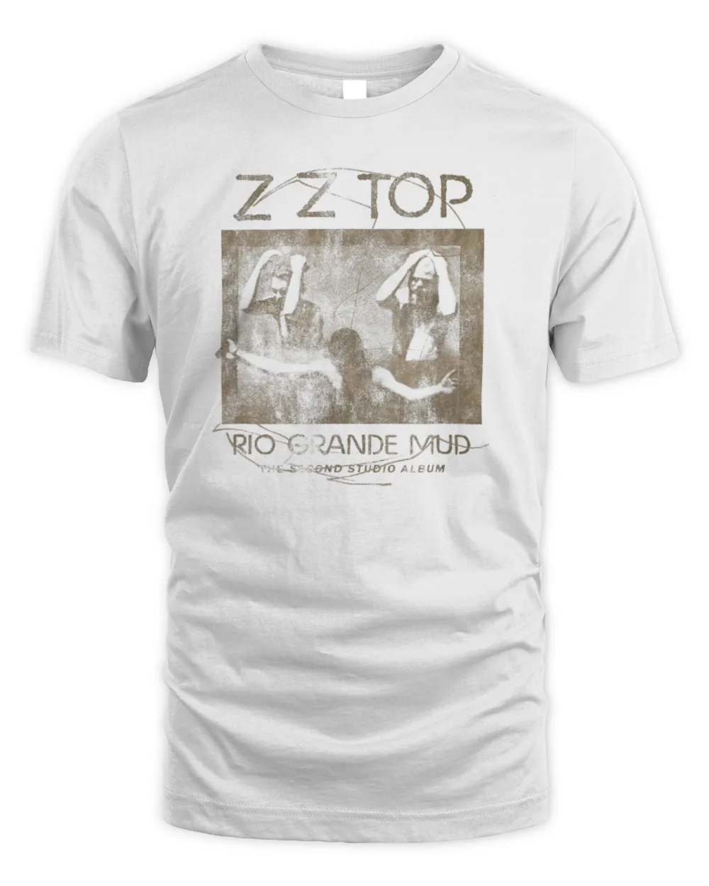 Zz Top Rio Grande Mud Shirt Unisex Standard T-Shirt white s
