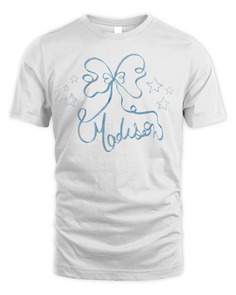Madison Beer Merch Ribbon Shirt Unisex Standard T-Shirt white s