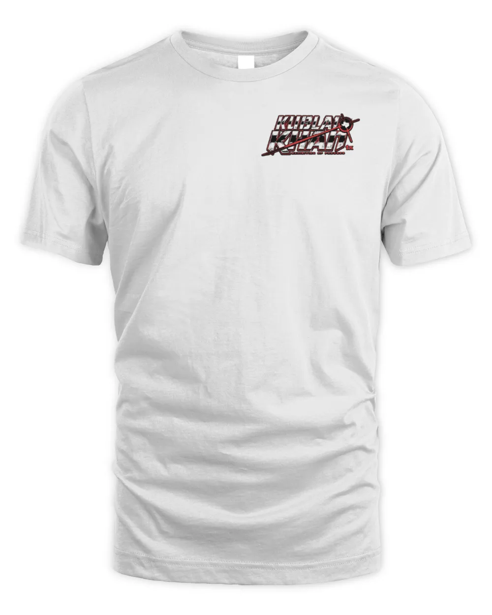 Kublai Khan Merch Low Tech Shirt Unisex Standard T-Shirt white s