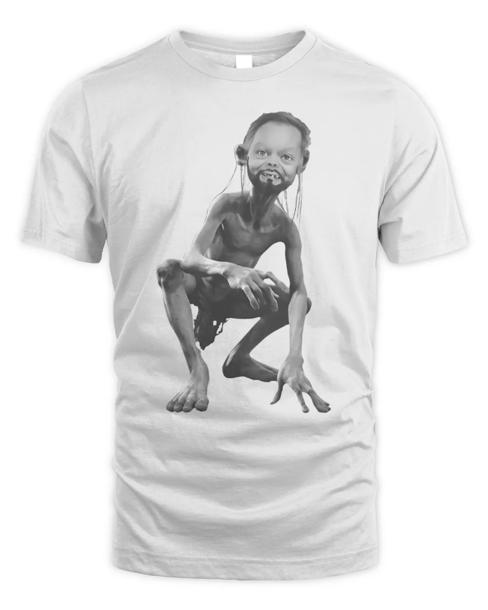 Jd Gollum Shirt Unisex Standard T-Shirt white s