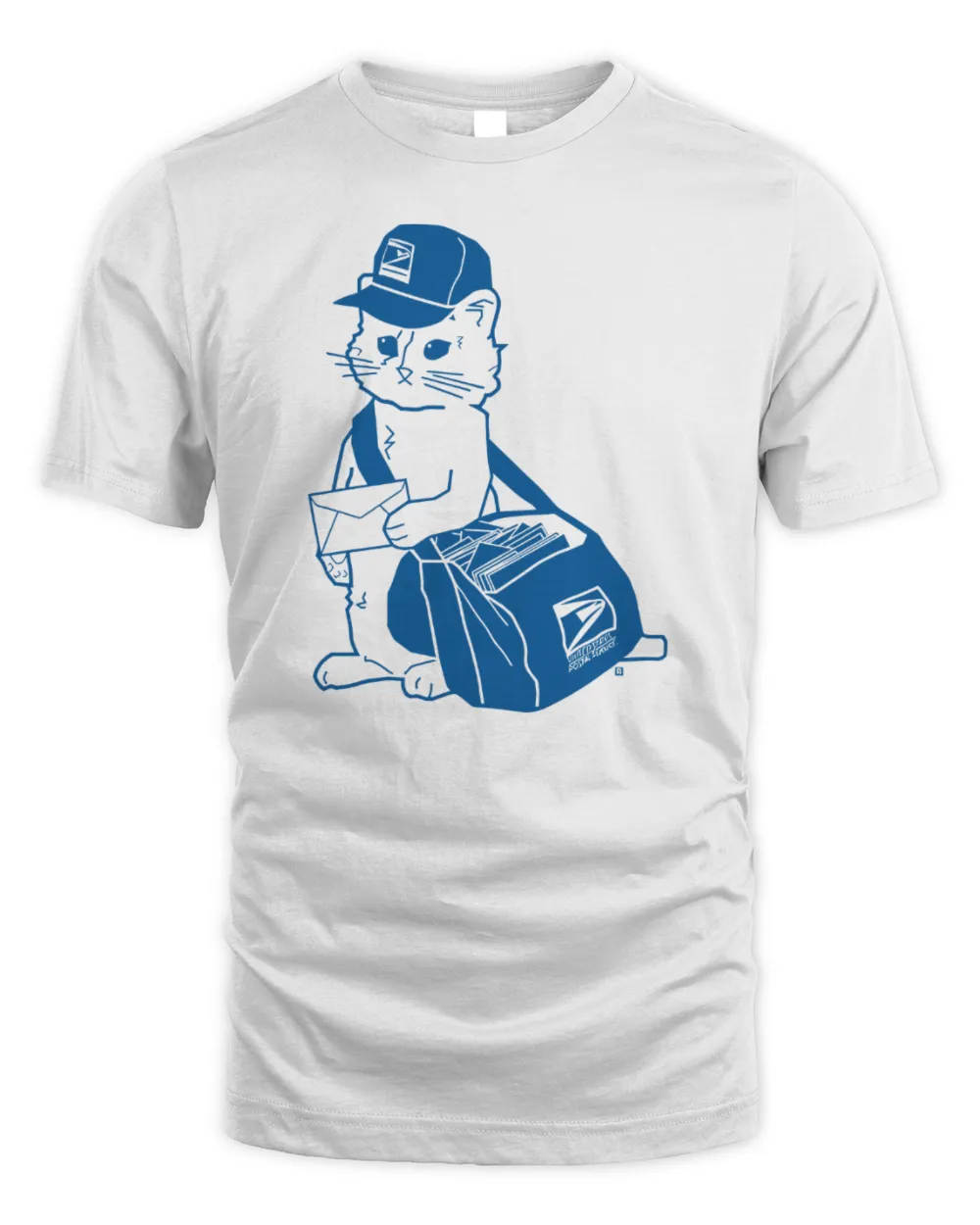 Meow Carrier Shirt Unisex Standard T-Shirt white s