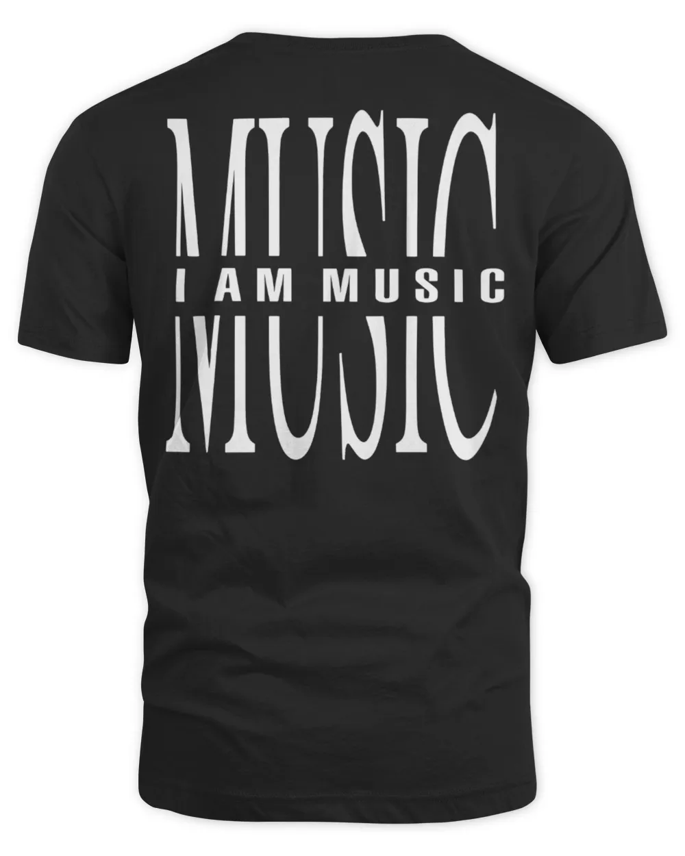 I Am Music Merch All Red T-Shirt Unisex Standard T-Shirt black s