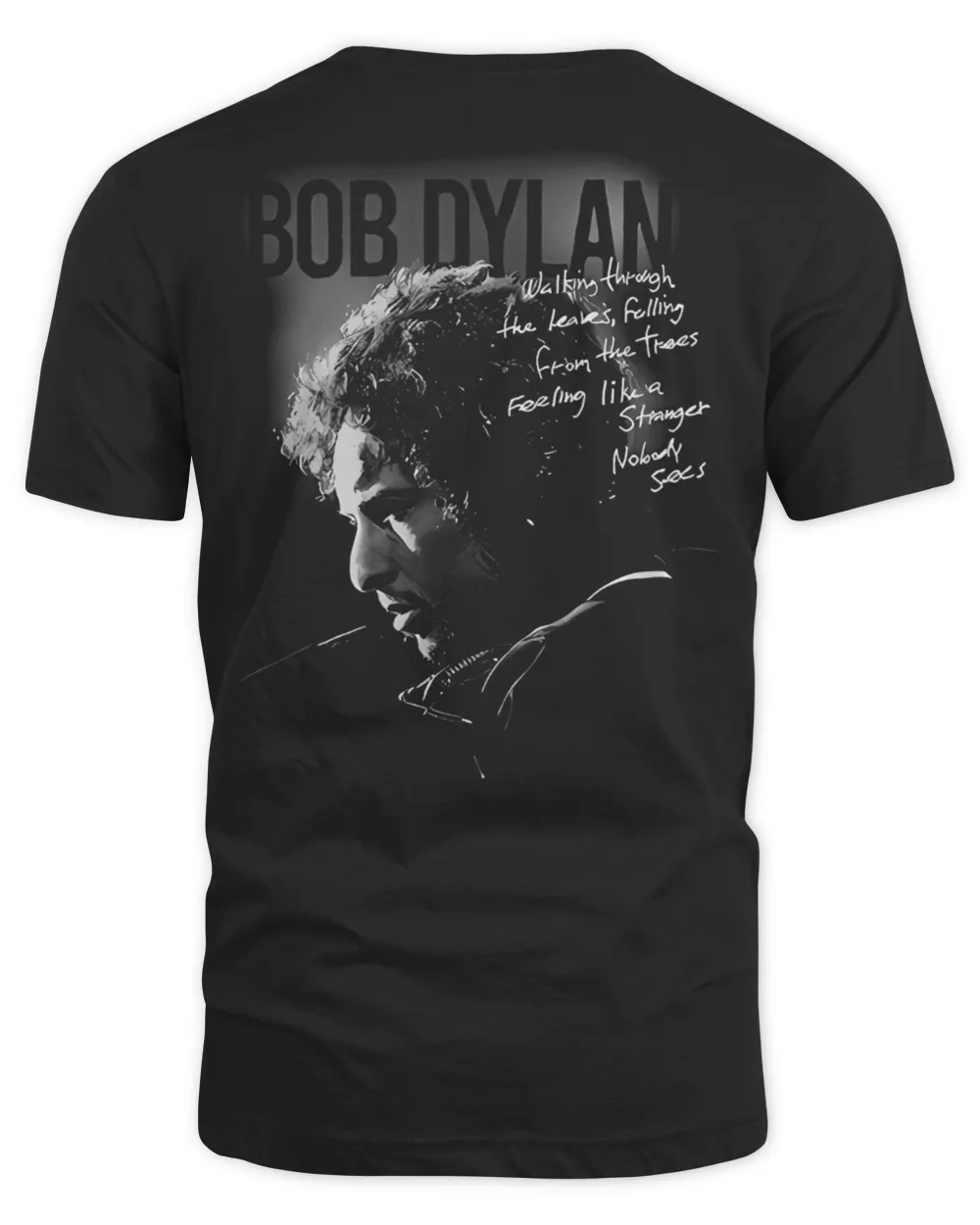 Bob Dylan Merch Feeling Like a Stranger Shirt Unisex Standard T-Shirt black s