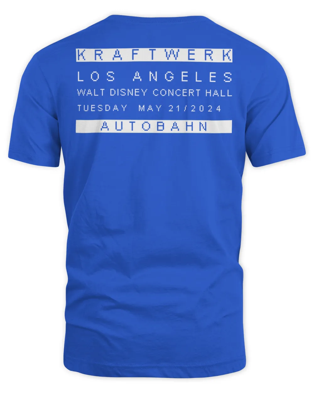 Kraftwerk Merch Los Angeles 2024 Autobahn Shirt Unisex Standard T-Shirt royal s