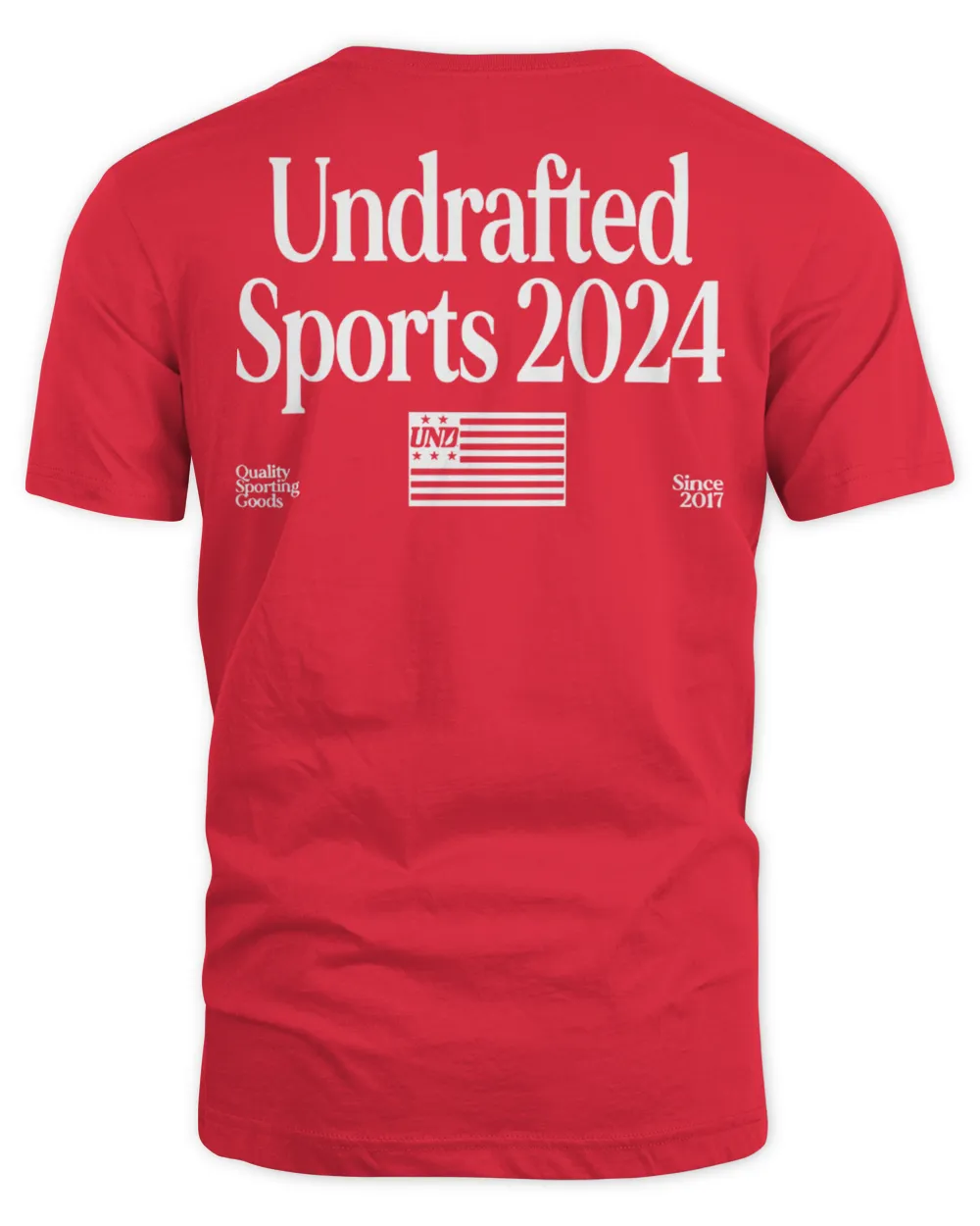 Undrafted Clothing Olympic Shirt Unisex Standard T-Shirt red s