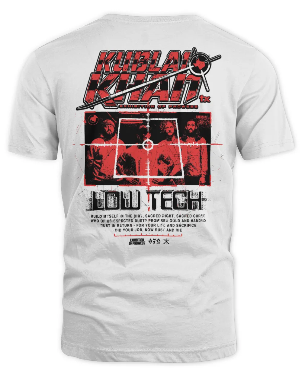 Kublai Khan Merch Low Tech Shirt Unisex Standard T-Shirt white s