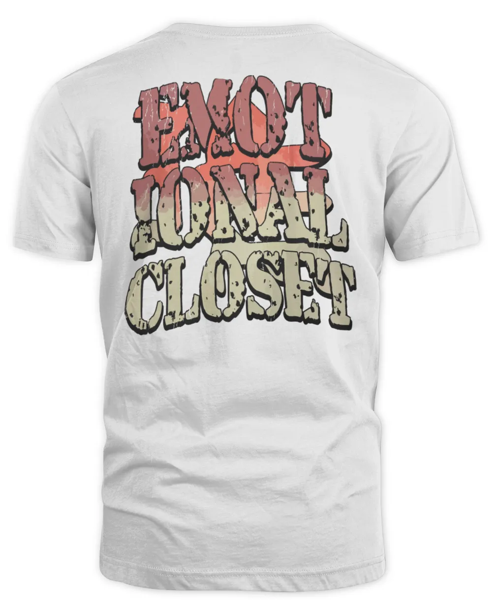 Mixed Emotions Deserted Shirt Unisex Standard T-Shirt white s