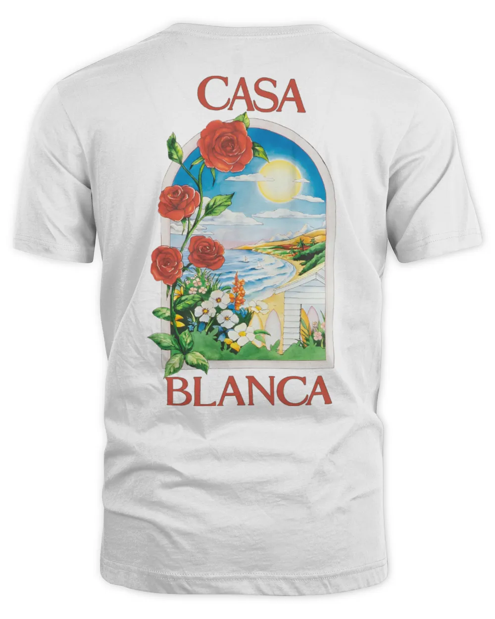 Casablanca Merch La Days Printed Shirt Unisex Standard T-Shirt white s