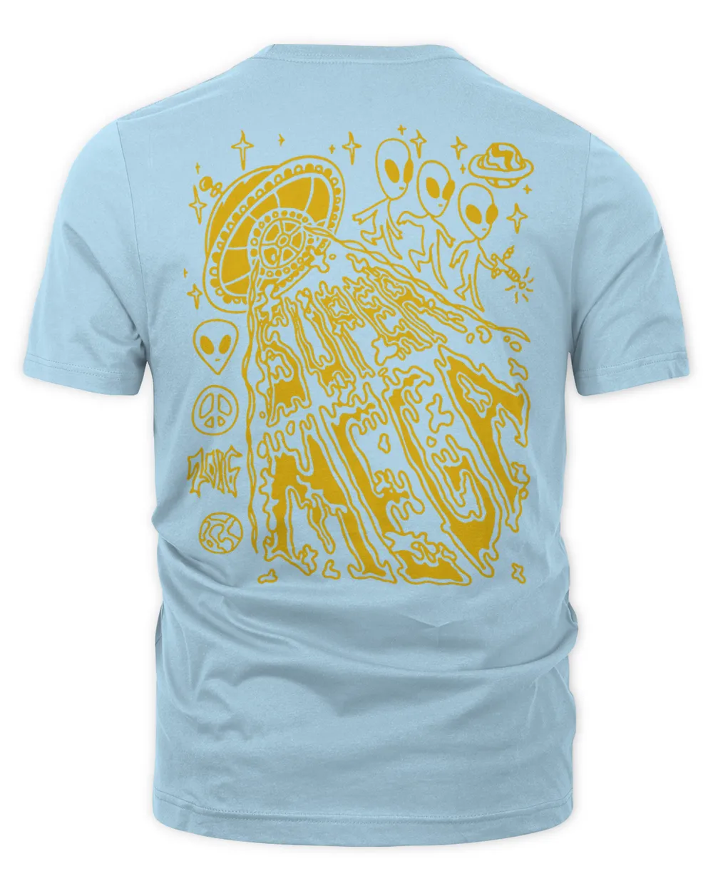 Supermega Merch UFO Shirt Unisex Premium T-Shirt light-blue s