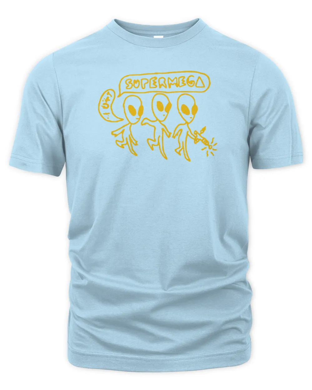 Supermega Merch UFO Shirt Unisex Premium T-Shirt light-blue s