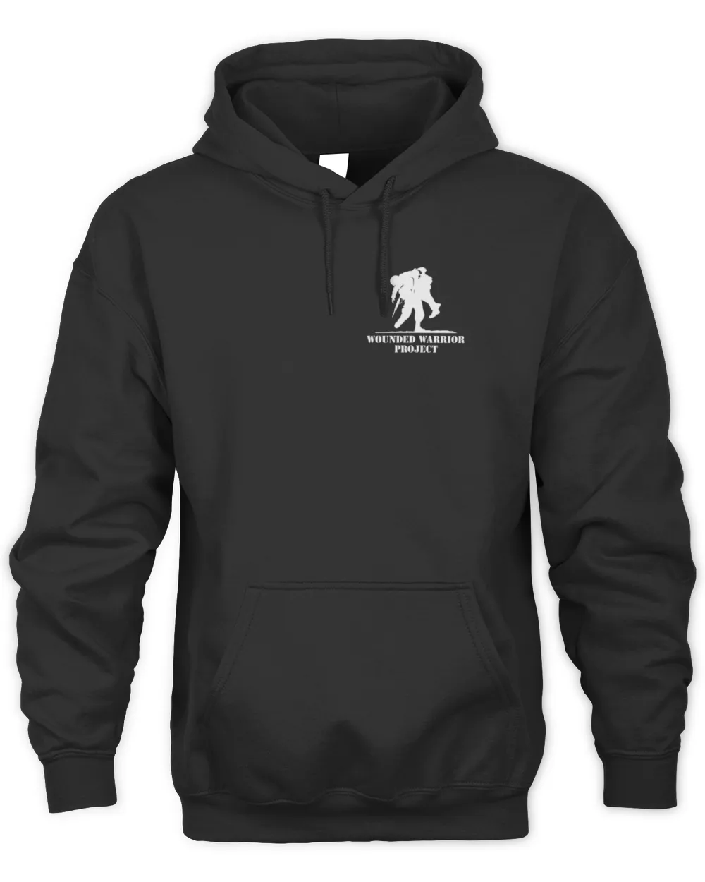 Wounded Warrior Apparel Logo Shirt Unisex Hoodie black s