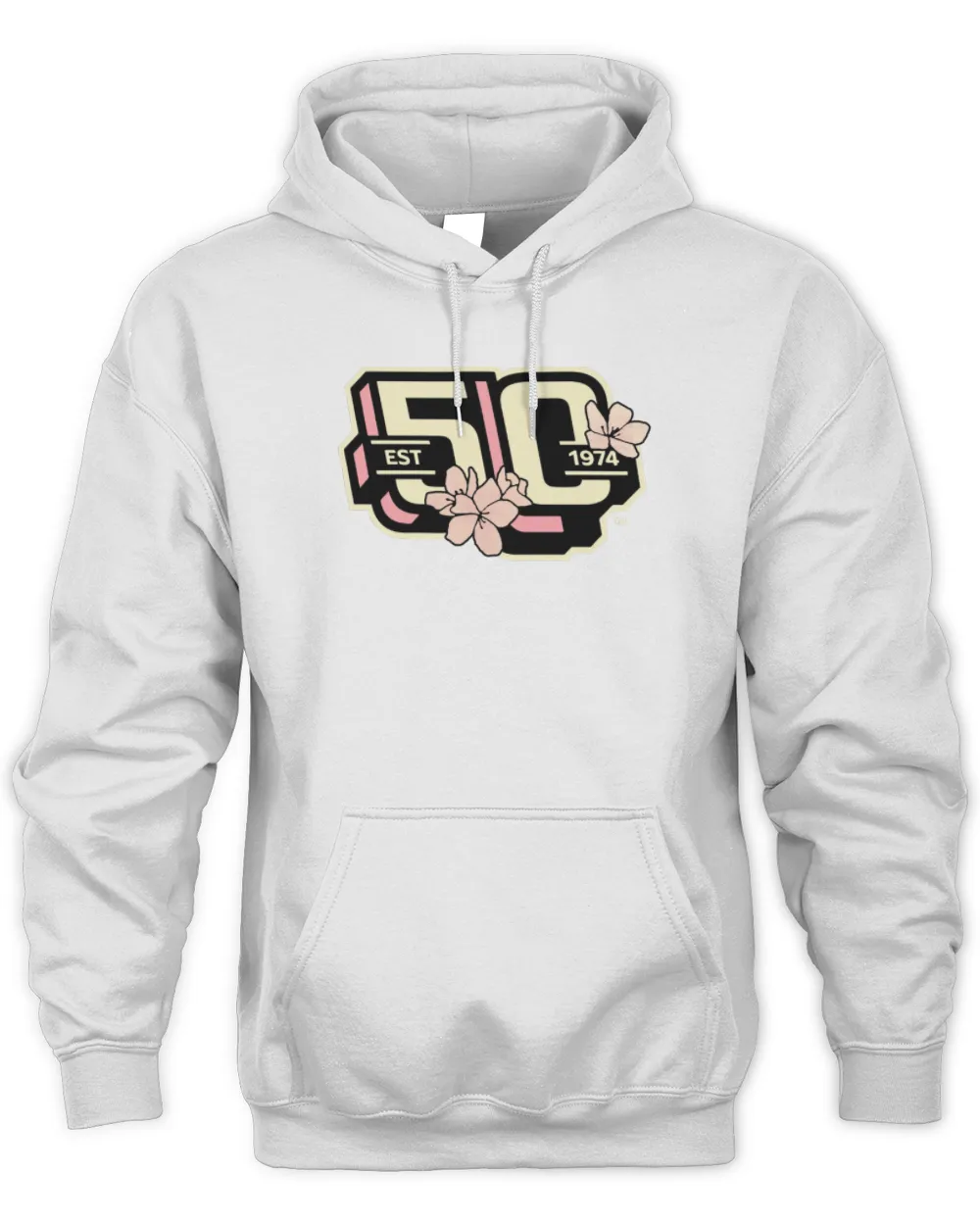 Capitals Cherry Blossom Merch Anniversary 50th Shirt Unisex Hoodie white s