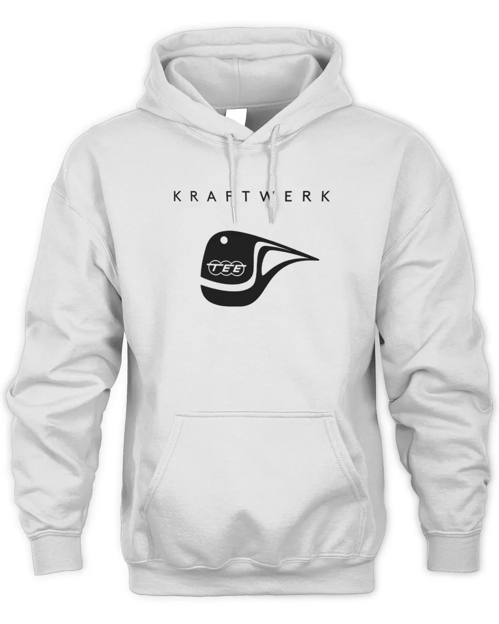 Kraftwerk Merch Trans Europe Express Tour Shirt Unisex Hoodie white s