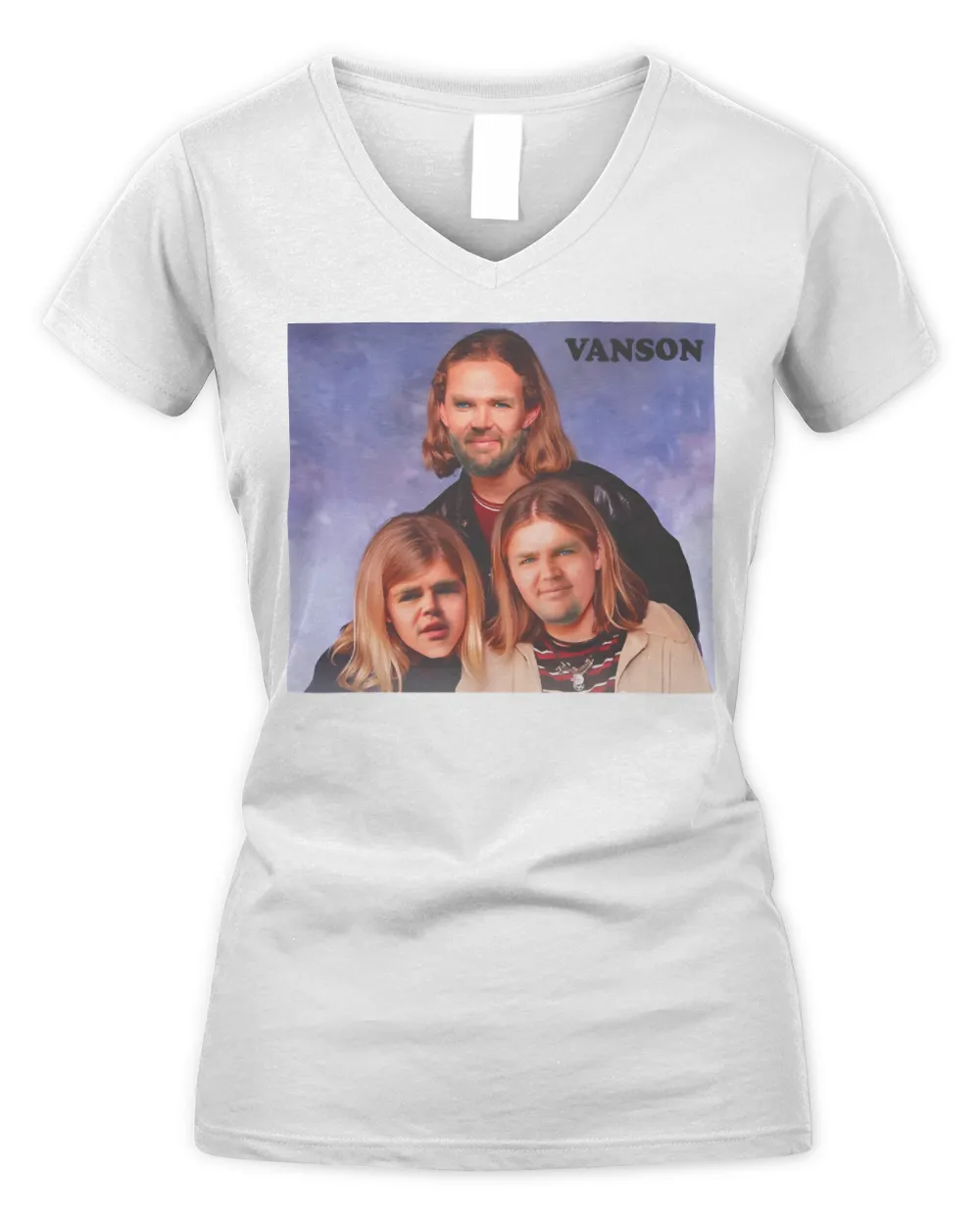 Jd Vanson Shirt Women's V-Neck T-Shirt white s