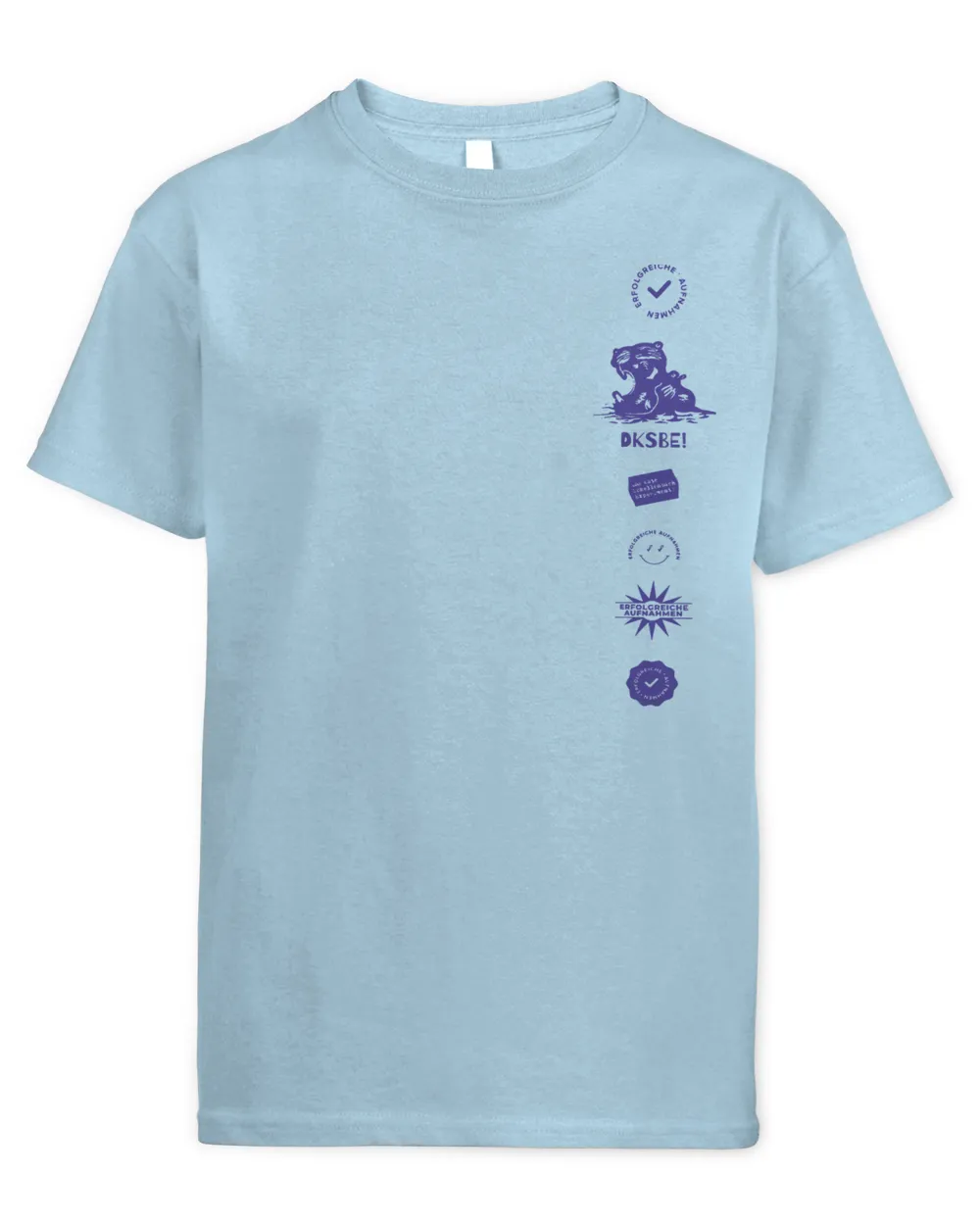 Beatsteaks Merch Das Kate Schellenbach Experiment Shirt Kids Standard T-Shirt light-blue xs