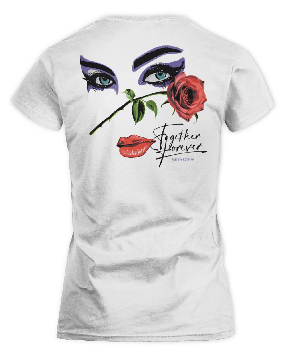 Primitive Clothing Crush Shirt Women's Standard T-Shirt white s