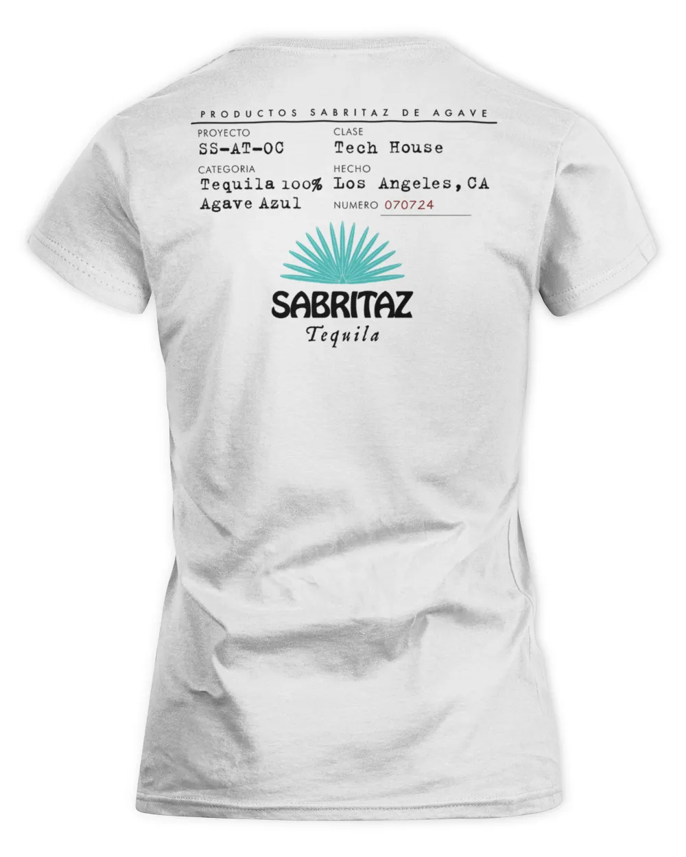 Layz Merch Sabritaz Tequila Shirt Women's Standard T-Shirt white s