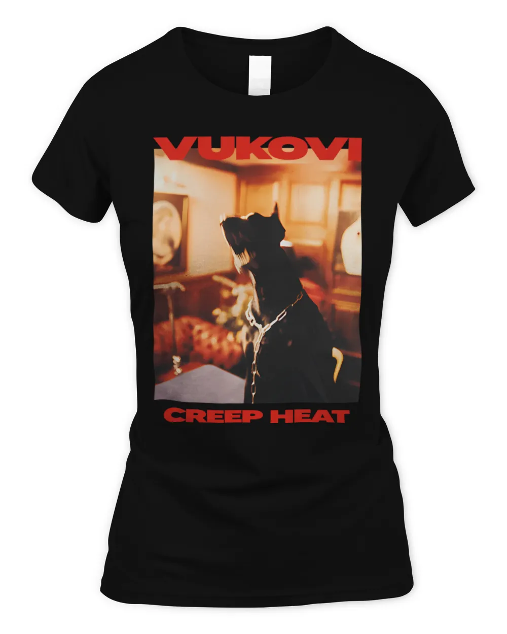 Vukovi Merch Creep Heat Shirt Women's Standard T-Shirt black s