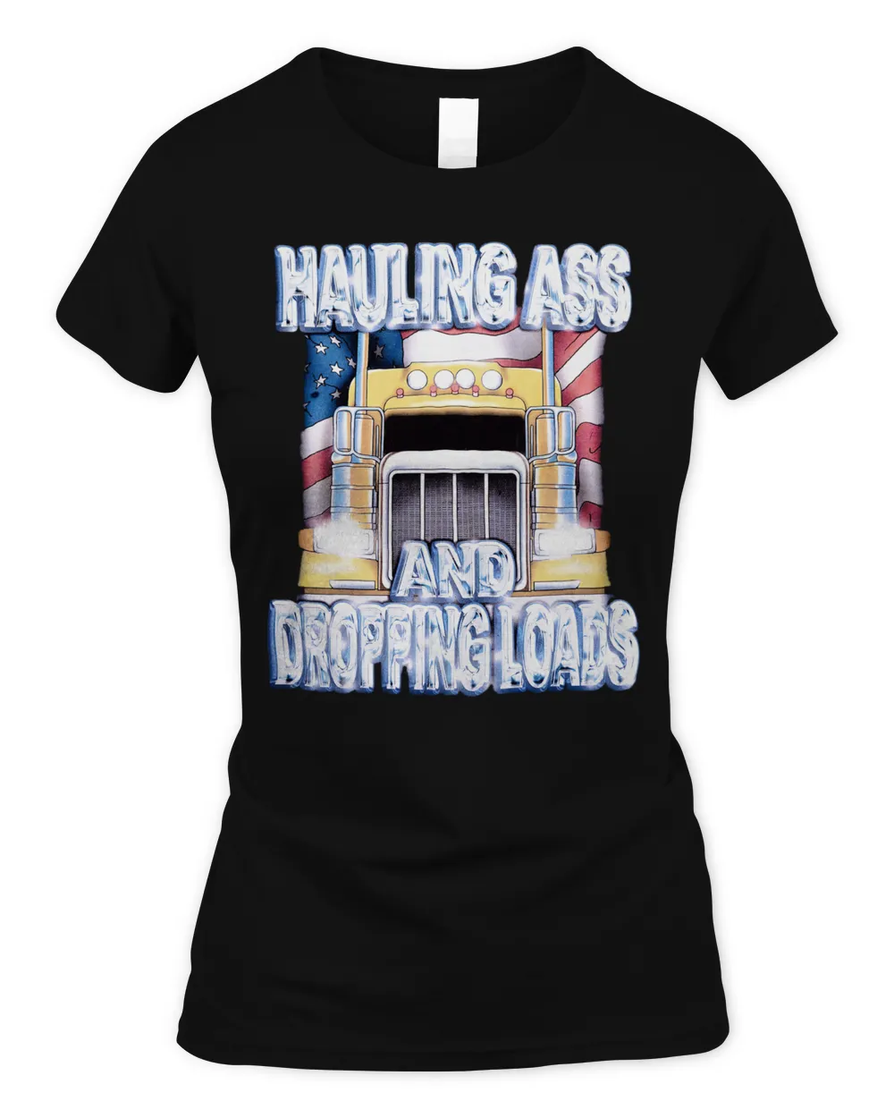 Supermega Merch Hauling Ass and Dropping Loads Shirt Women's Standard T-Shirt black s