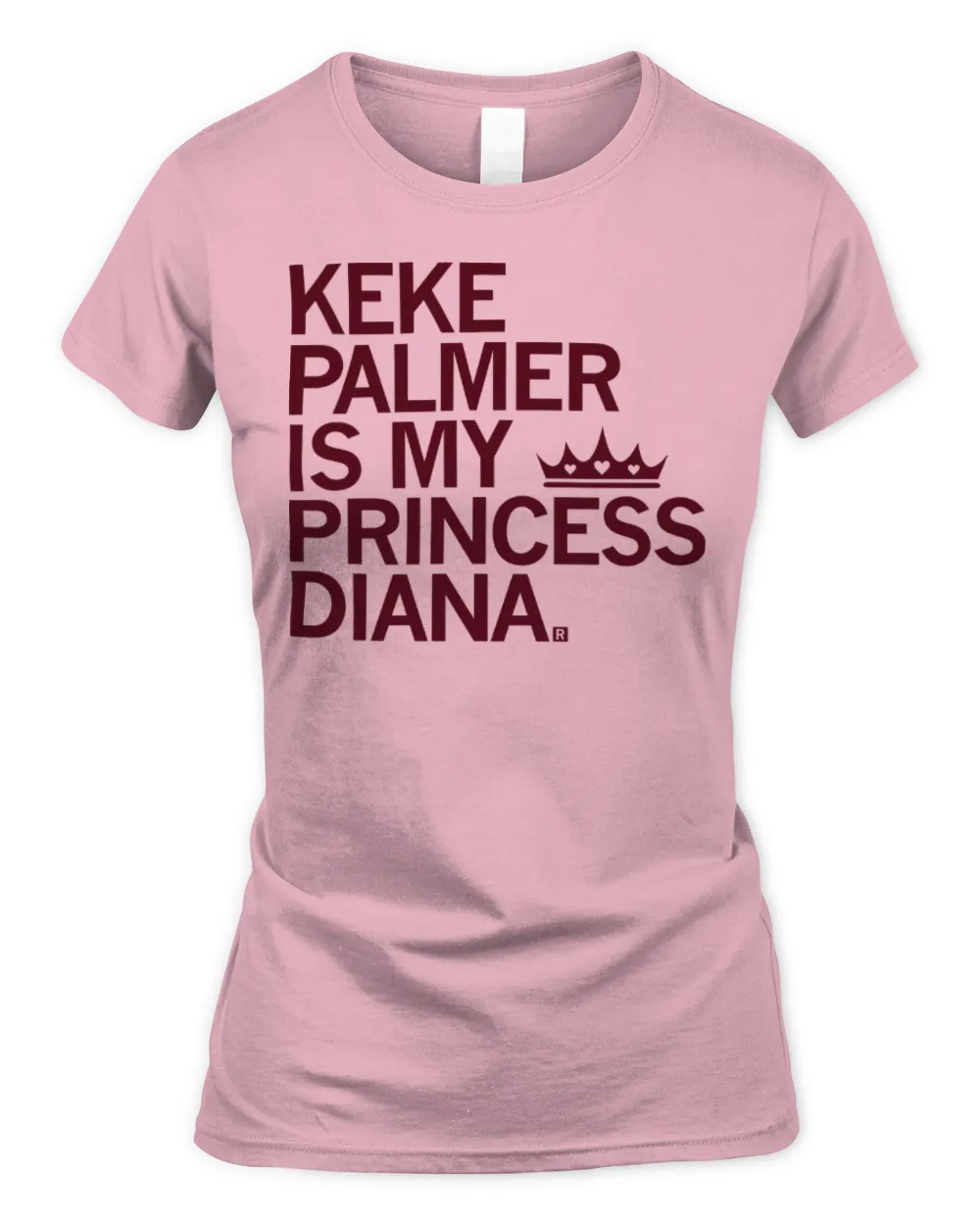 Keke Palmer is My Princess Diana Shirt Women's Standard T-Shirt light-pink s