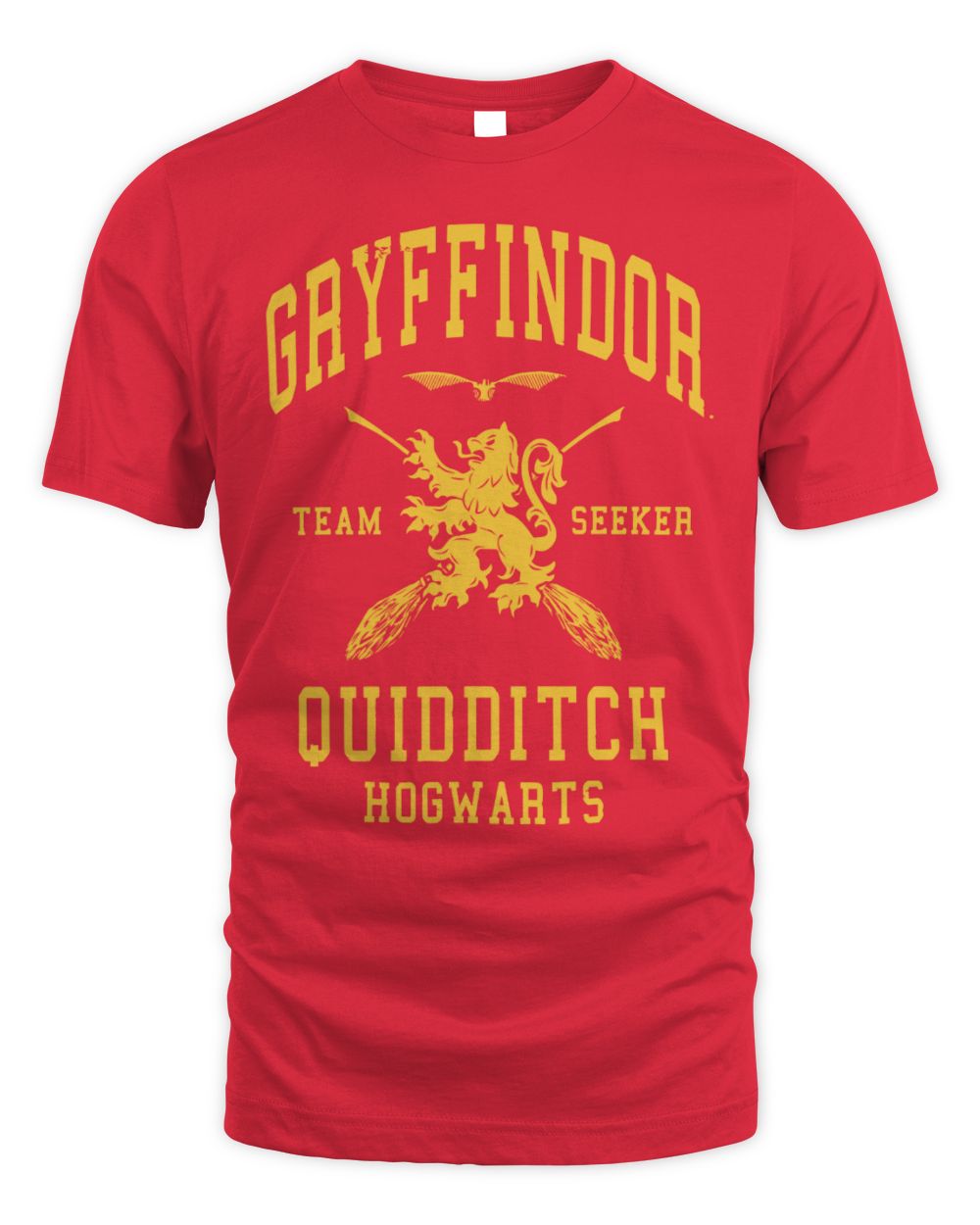 Amc Theatres Merch Harry Potter Gryffindor Quidditch Seeker Shirt Unisex Standard T-Shirt red s