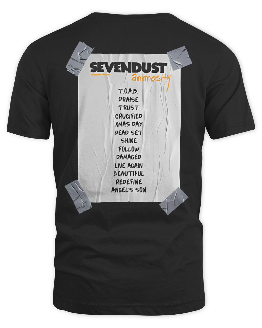 Sevendust Merch Animosity Shirt