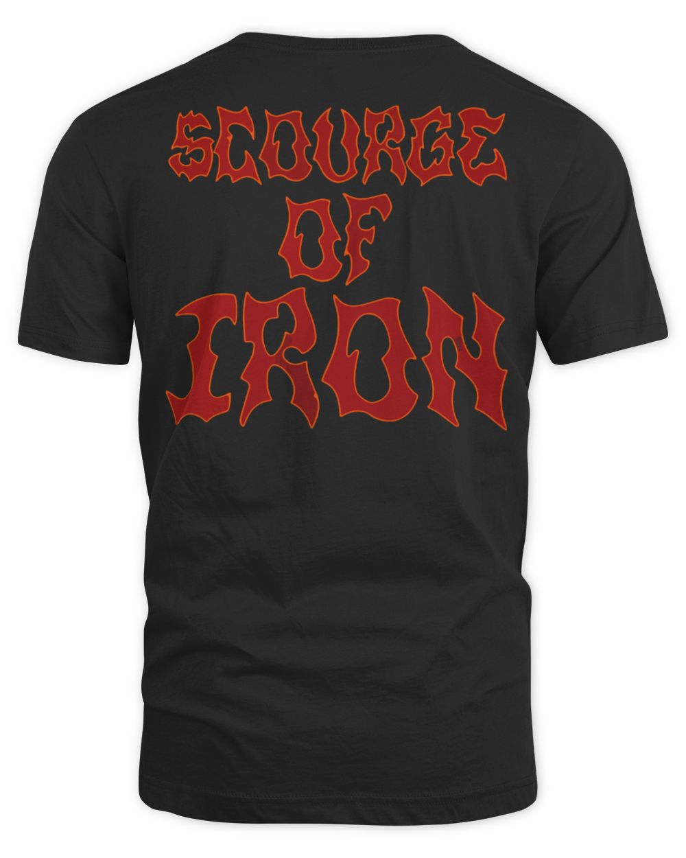Cannibal Corpse Merch Scourge of Iron Shirt Unisex Standard T-Shirt black s