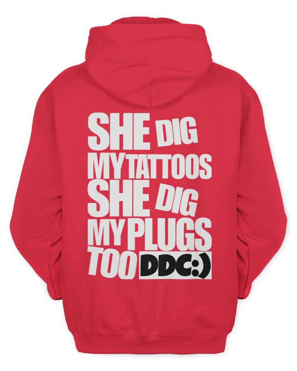 Dot Dot Curve Merch Skinny Jeans Make Her Wanna Shirt Unisex Hoodie red s