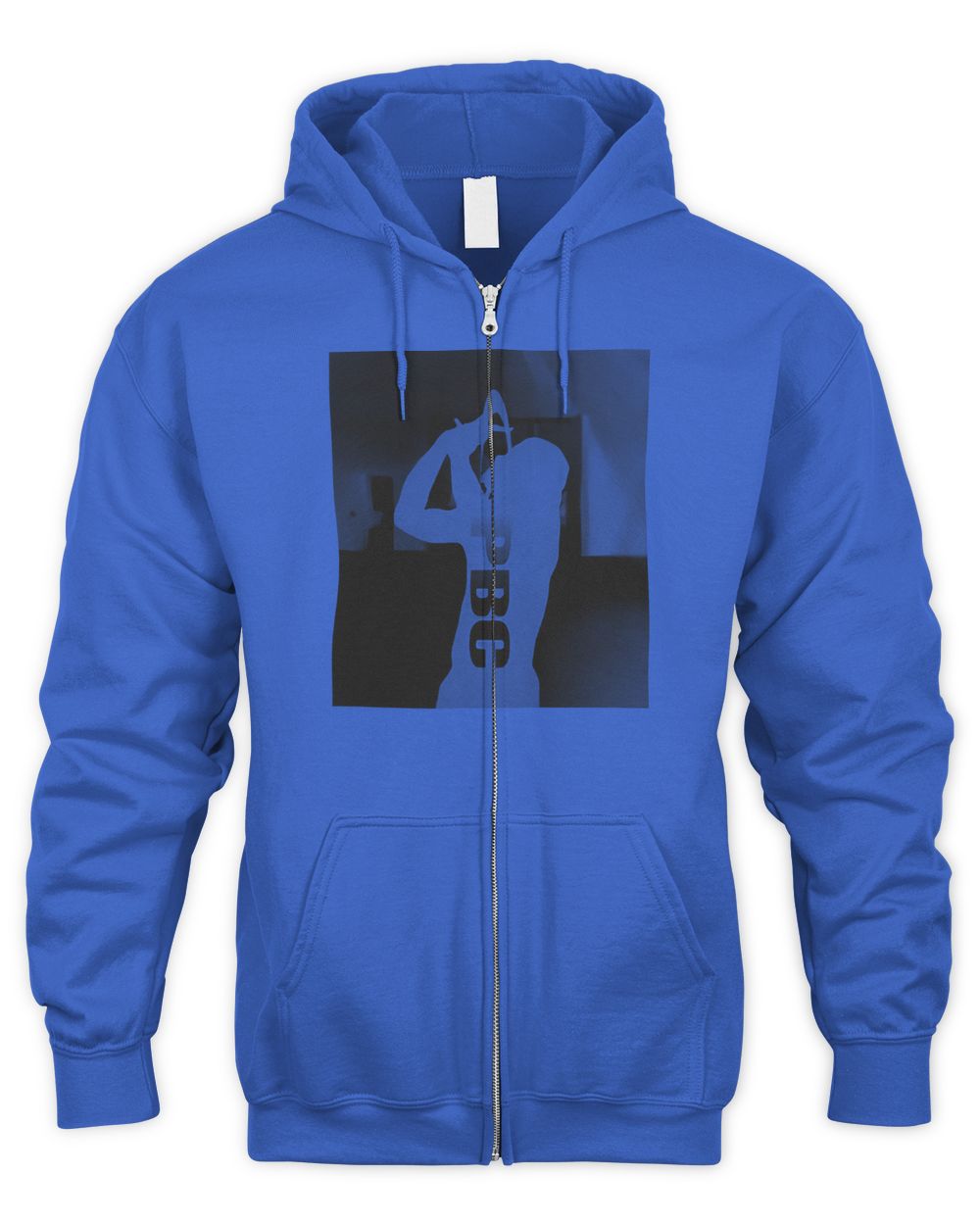I Am Music Merch All Red T-Shirt Men's Zip Hoodie royal s