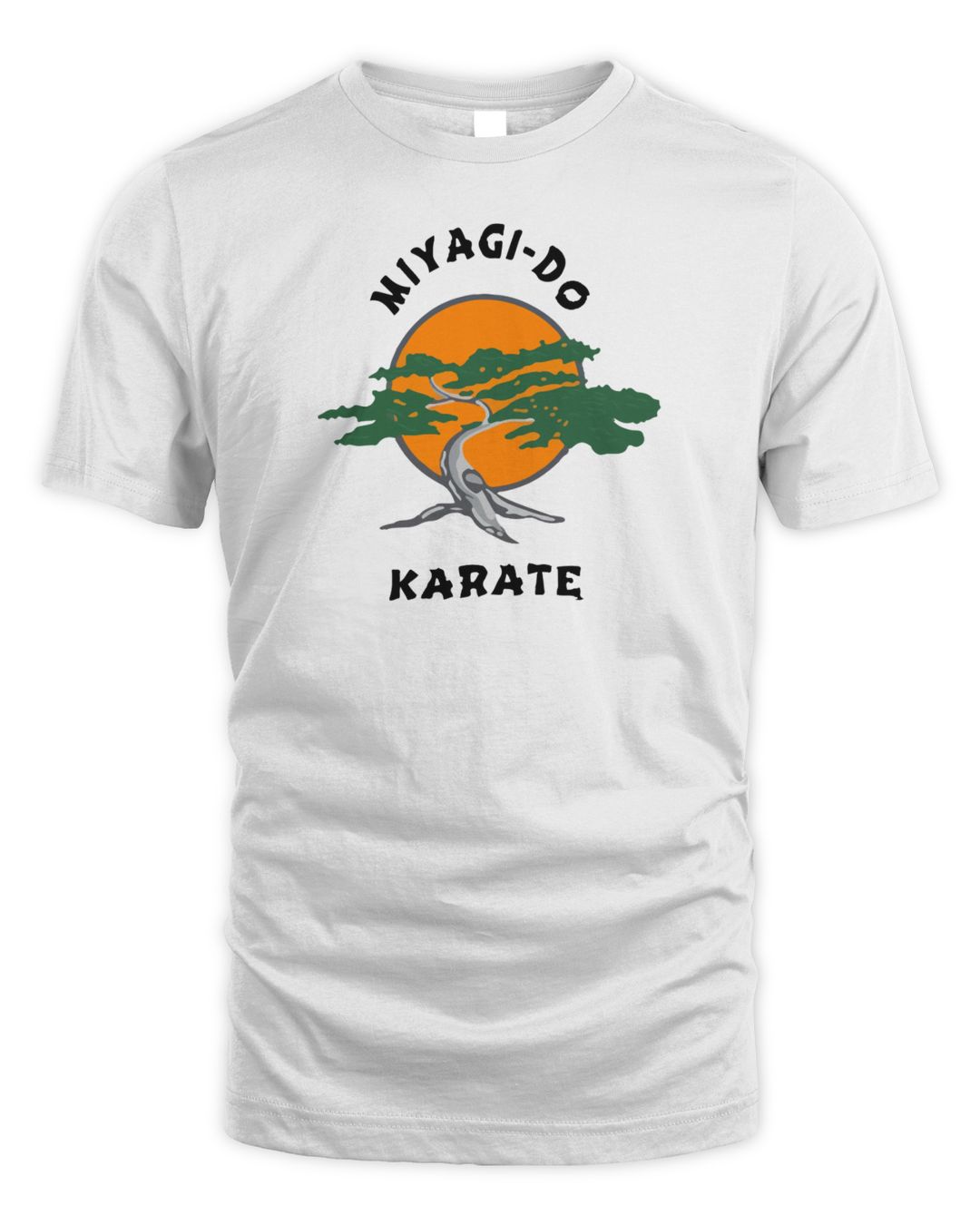 T-shirt Miyagi-Do Karate Kid - Cotton Touch, Taille L, Blanc, Vintage Années 90