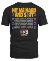 Billie Eilish Merchandise Hit Me Hard and Soft World Tour Shirt Unisex Standard T-Shirt black s