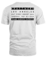 Kraftwerk Merch Trans Europe Express Tour Shirt Unisex Standard T-Shirt white s