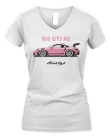 Circuit Clothing Work of Art Shirt Women's V-Neck T-Shirt white s