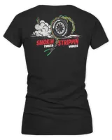 Cleetus Mcfarland Merch Zack the Wiring Guy's Strippin Wires Shirt Women's V-Neck T-Shirt black s
