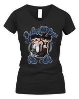 Sad Boyz Merch Mijos Shirt Women's V-Neck T-Shirt black s