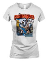 The Fighting Nerds Merch Comic Book Shirt Women's Standard T-Shirt white s