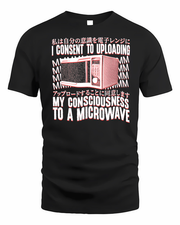 Ý thức tải lên lò vi sóng - Hài hước. Shirt