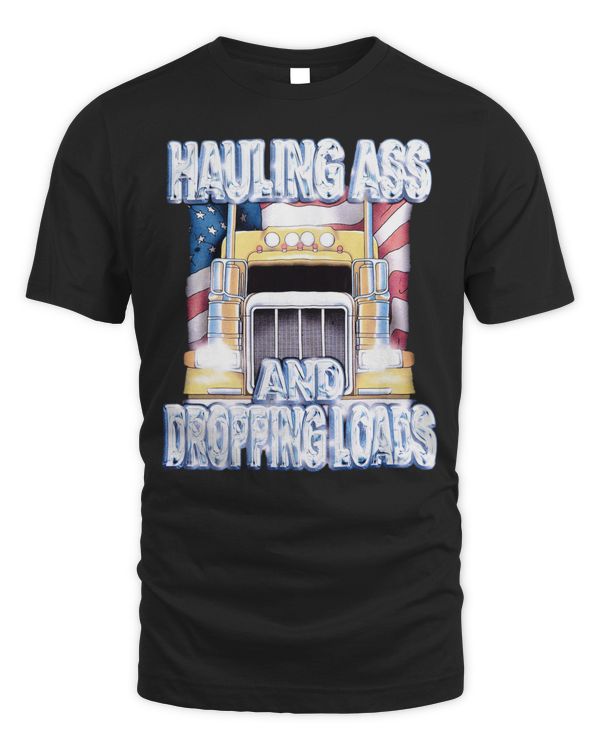 Supermega Merch Hauling Ass and Dropping Loads Shirt